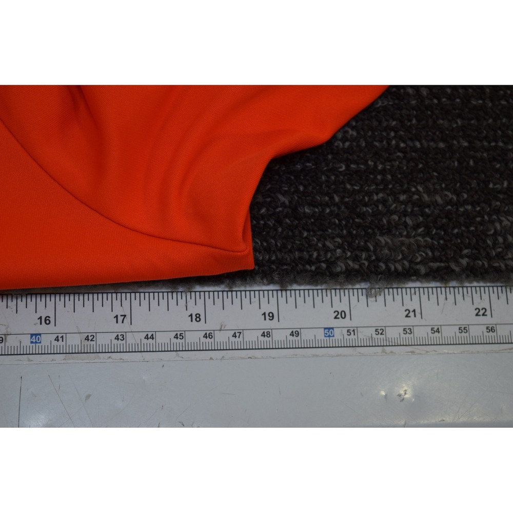 Under Armour HeatGear Loose Neon Safety Orange Athletic T-Shirt YLG - Picture 11 of 14